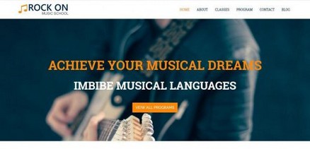 Rock On - Music Academies And Schools Joomla 4 Template