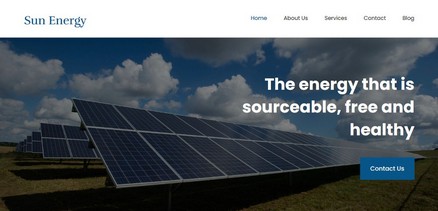 Sun Energy - Wind & Solar Energy Websites Joomla 4 Template
