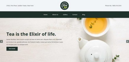 Tea & Coffee - Tea and Coffee Shops Joomla 4 Template Sites