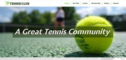 Tennis - Tennis and Badminton Clubs Joomla 4 Template Sites