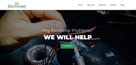 The Electrician - Electricity Services Joomla 4 Template