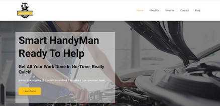 The Handyman - Multiple Service Provider Joomla 4 Template