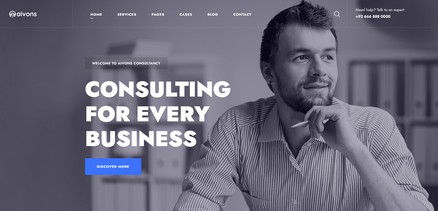 Aivons - Business Consulting & Finance Joomla Template