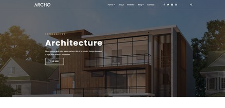 Archo - Architecture & Interior Design Joomla Template