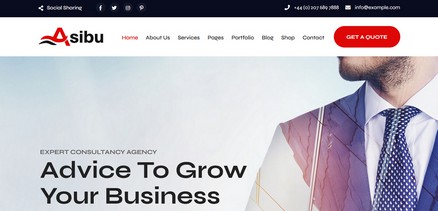 Asibu - Responsive Corporate & Business Joomla 4 Template