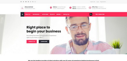 Assurance - Consulting Business Joomla Template