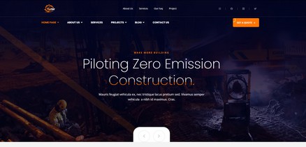 Bulter - Clean Construction, Architecture Joomla 4 Template