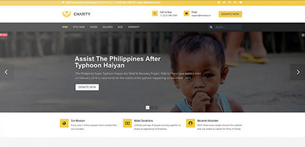Charity - Nonprofit, Fundraising, and Charity Joomla Template