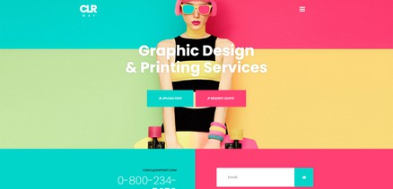 ColorWay - Printing Design Service Joomla 4 Template