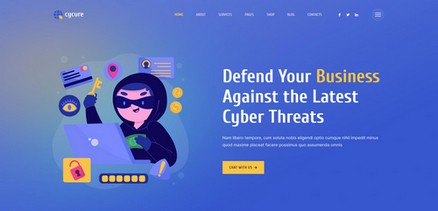 Cycure - Cyber Security Services Joomla Template