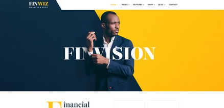 Finwiz - Financial Auditing Services Sites Joomla Template