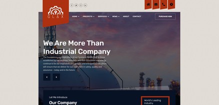 Glax - Joomla 4 Template Modern Industry and Construction