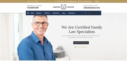 Justice - Justice and Law Firms Joomla 4 Template