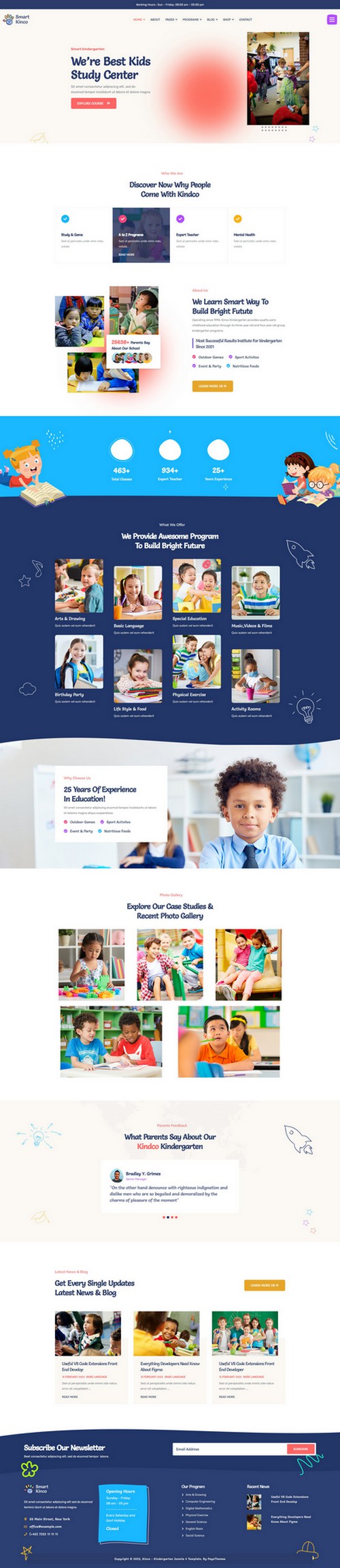 Kinco - Day Care & Kindergarten Joomla 4 Template