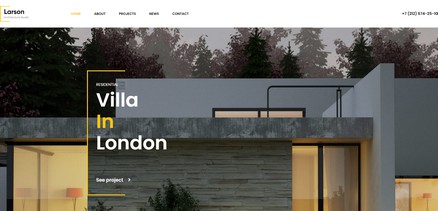 Larson - Architecture & Interior Design Joomla Template