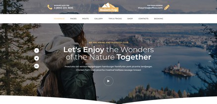 Mountis - Hiking And Outdoor Club Websites Joomla 4 Template