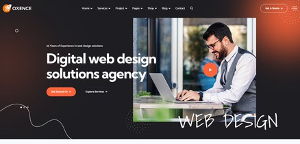 Oxence Joomla template