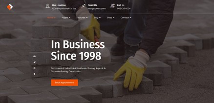 Pawex - Paving Contractor And Construction Joomla Template