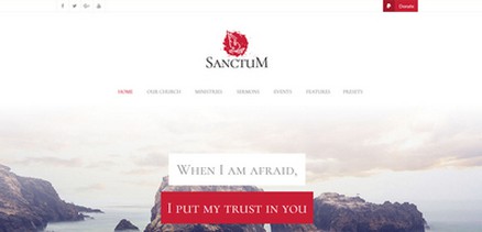 Sanctum - Gantry 5, Church & Nonprofit Joomla Template
