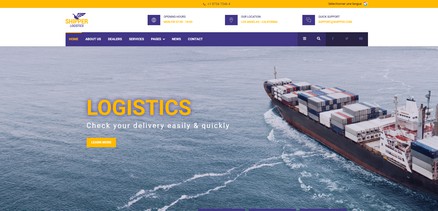 Shipper Logistic Joomla template