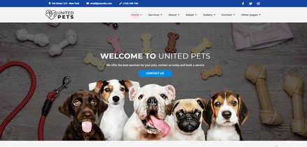 United Pets - Pet Care & Adoption Joomla Template