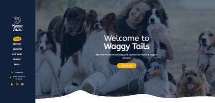 Waggy Tails - Pet & Animals Business Joomla Template