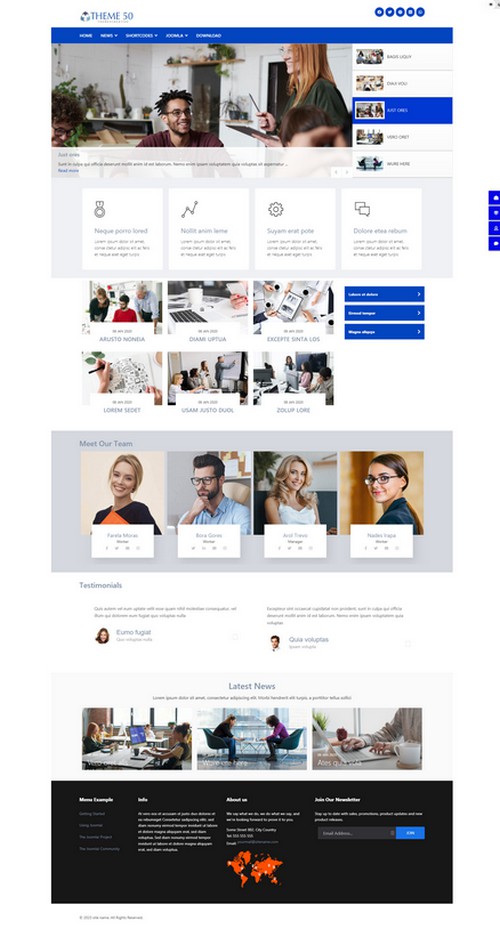 Theme50 - Professional Business and Consulting Joomla 4 Template