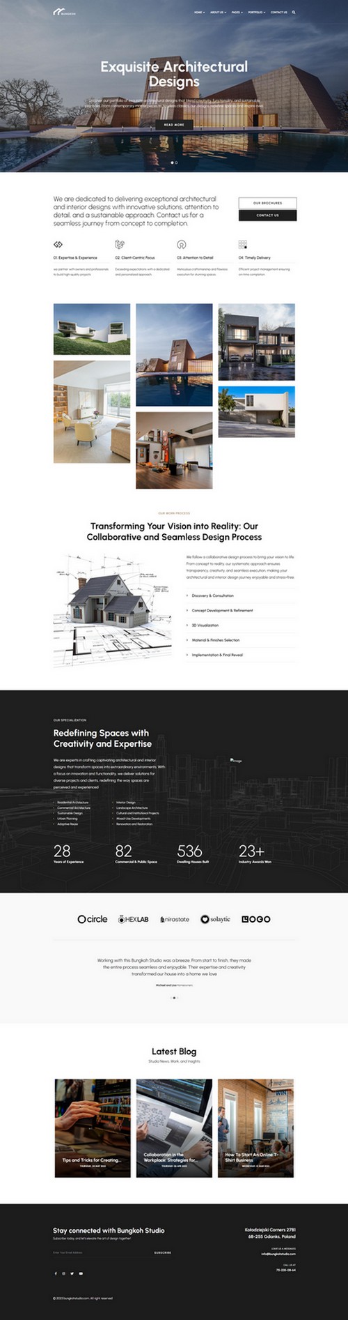 Bungkoh - Joomla Template for Architects and Interior Designers