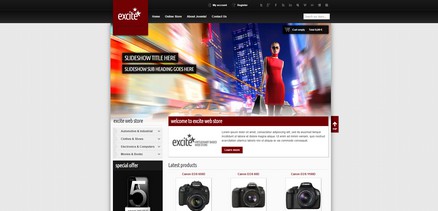 Excite - Responsive shop virtuemart template for Joomla