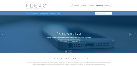 Flexo - Responsive shop virtuemart template for Joomla