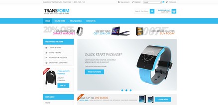 Transform - Responsive shop virtuemart template for Joomla
