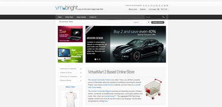 VM Bright - Responsive shop virtuemart template for Joomla
