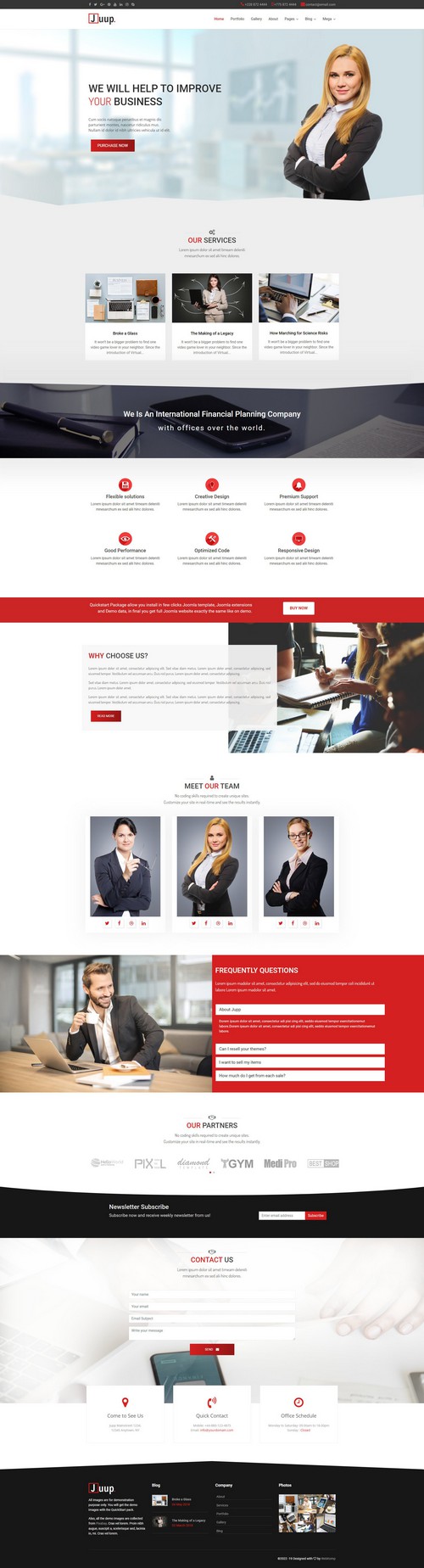 Juup - Consulting Business, Startup Company Joomla 4 Template